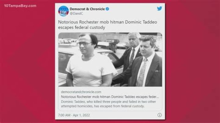 
Who Is Dominic Taddeo? New York Mobster Escapes Prison After Killing 3 People 